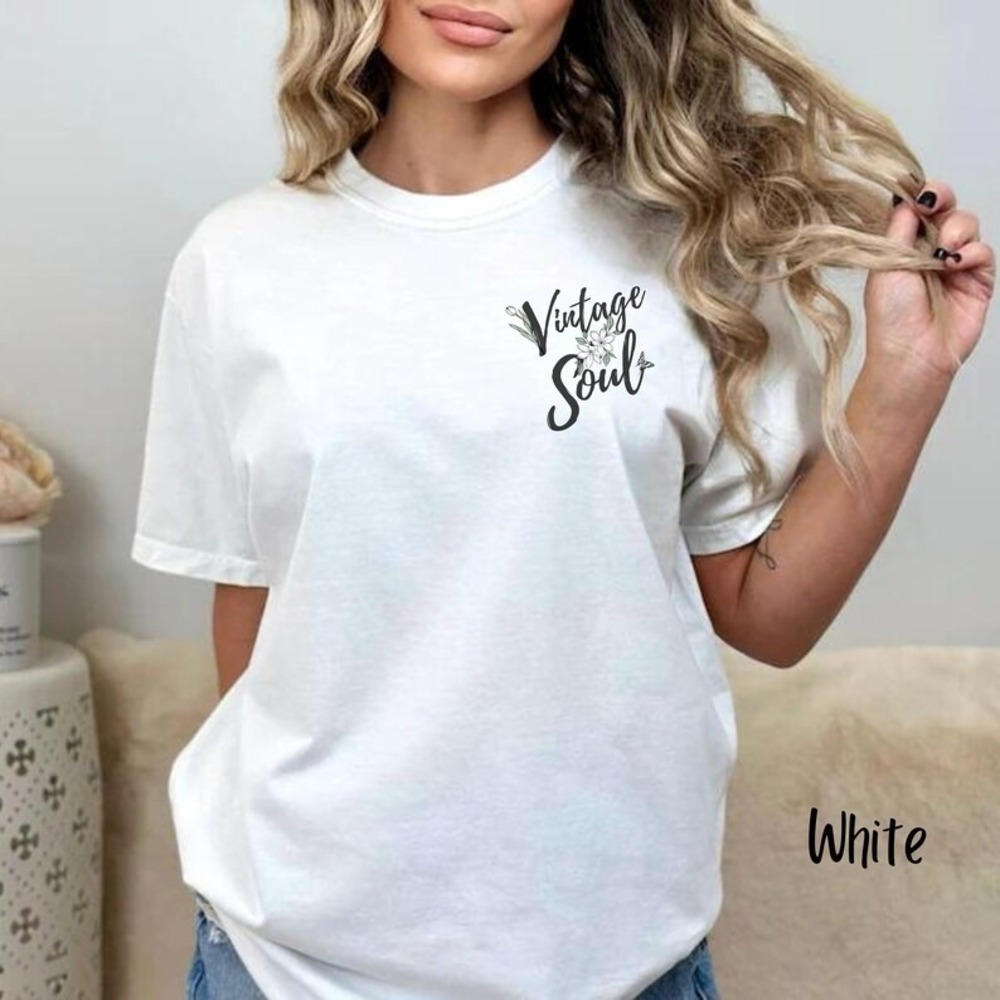 Retro Soul Short Sleeve  Shirt White